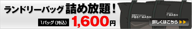 ランドリーバッグ詰め放題！